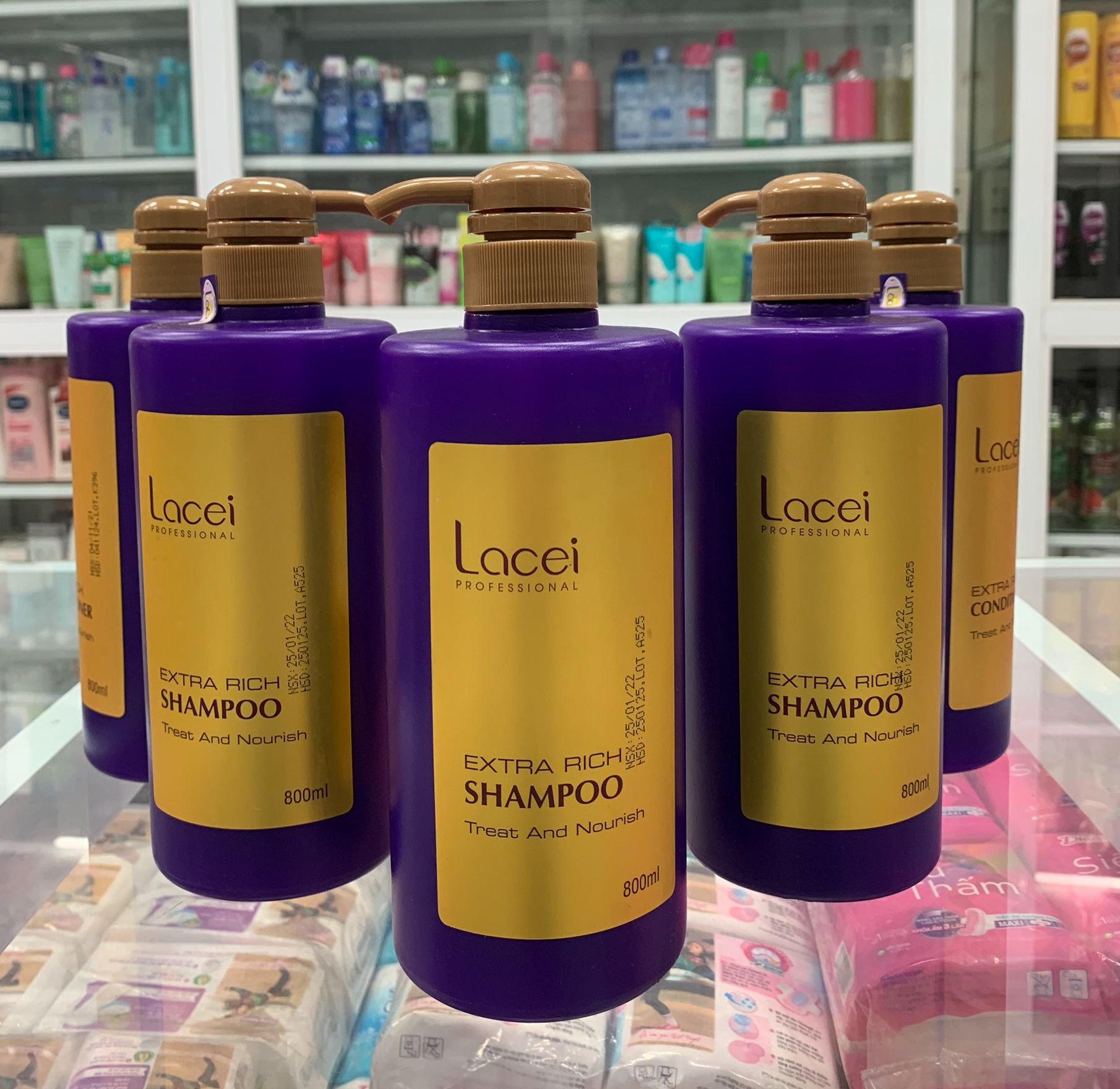[HCM]Dầu gội LACEI 800ml chai khổng lồ