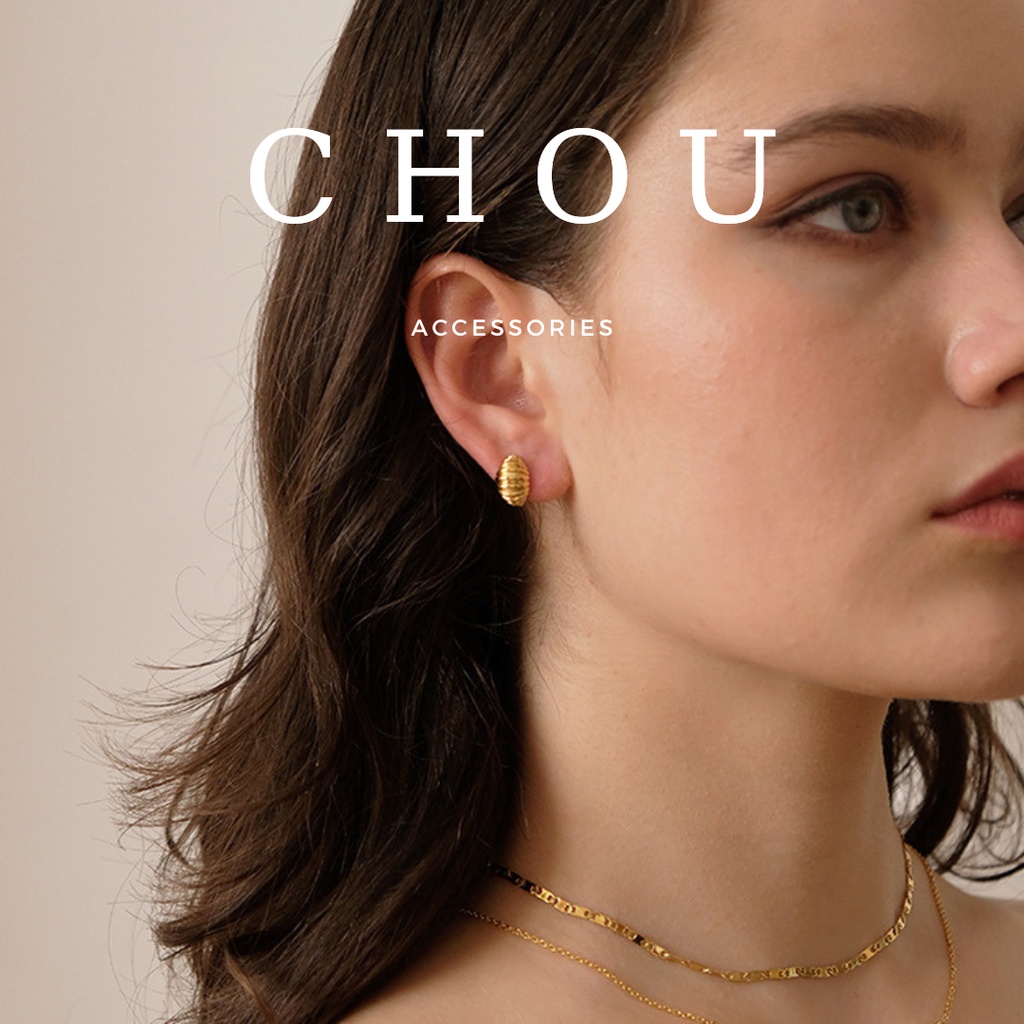 Bông Tai Croissant Mini  | CHOU ACCESSORIES |