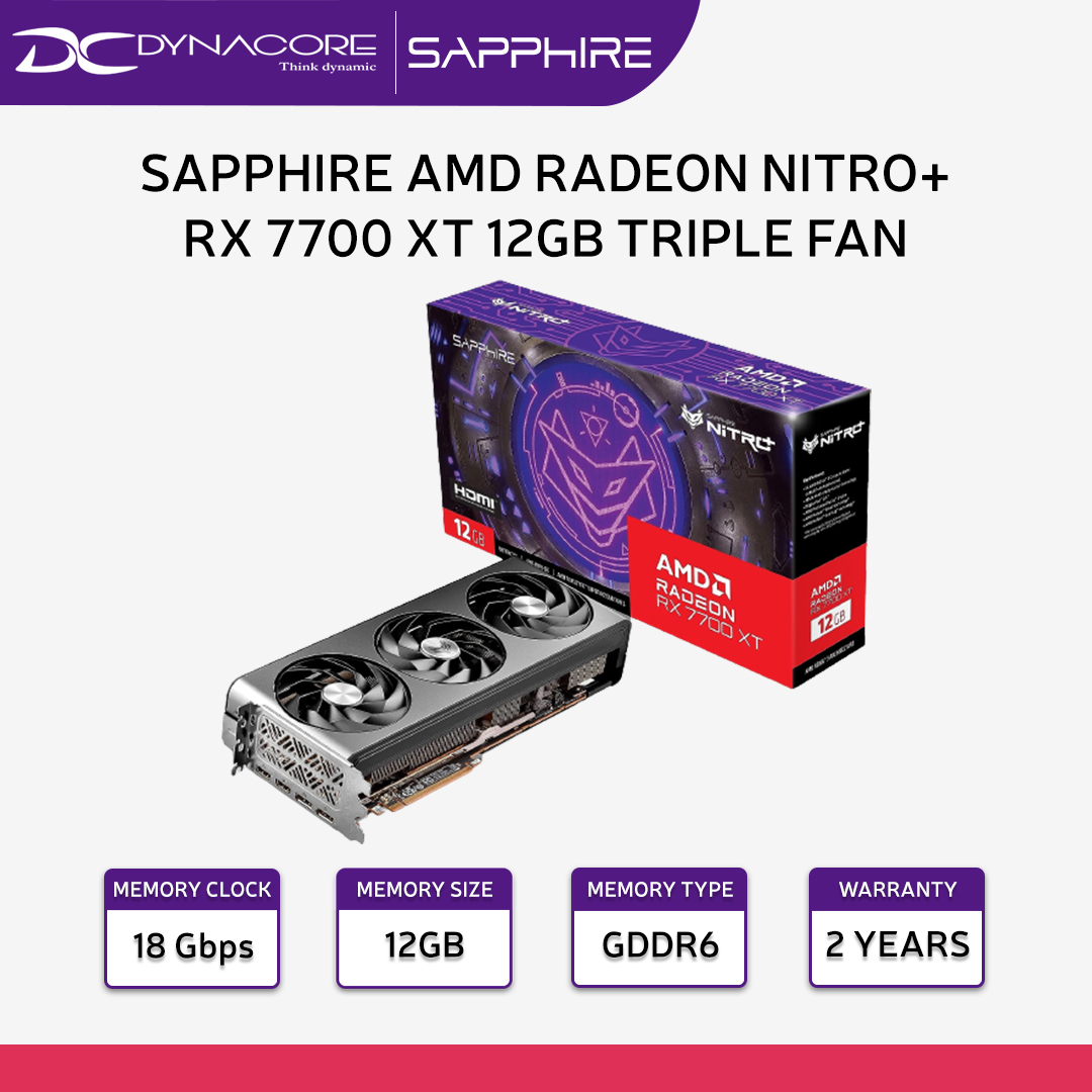 Sapphire NITRO+ AMD Radeon RX 7800 XT 16GB / 7700 XT 12GB GDDR6