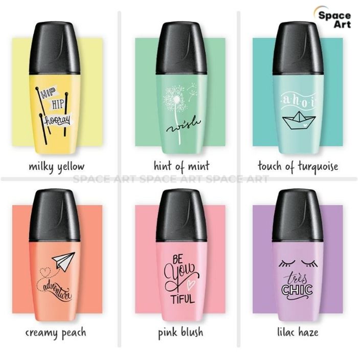 [Space Art Store][Chính hãng]Bút dạ quang Highlight STABILO BOSS mini Pastel 07