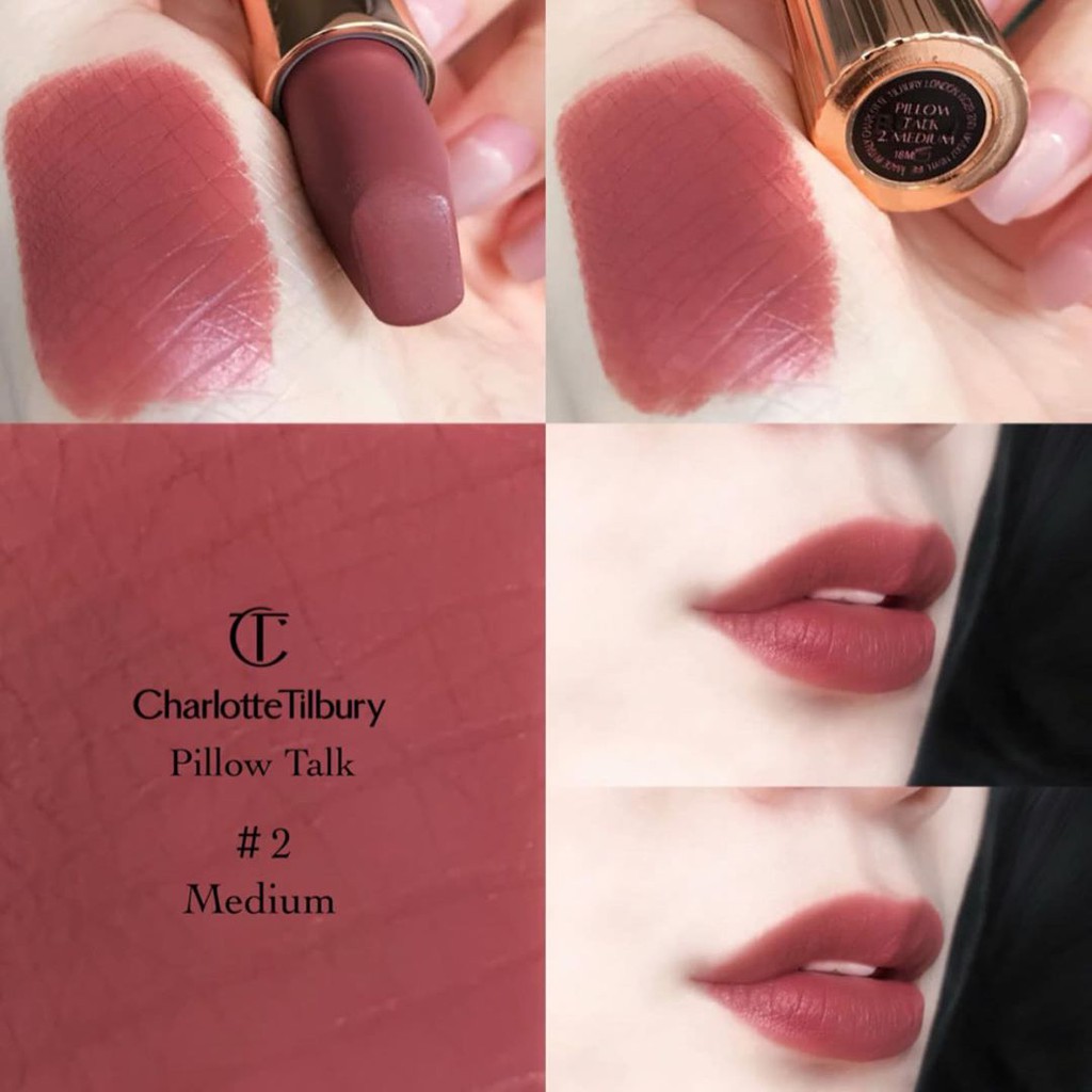 Son thỏi lì Charlotte Tilbury PILLOW TALK/ MEDIUM PILLOW mini