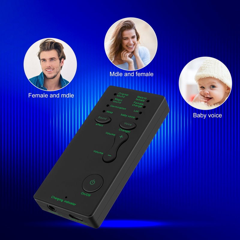 Voice Changer 7 Different Sound Changes Device for Computer Laptop