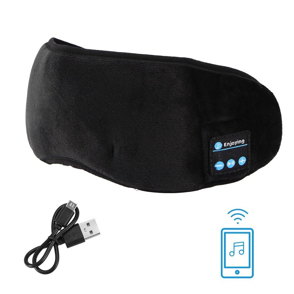 wireless earphone sleeping eye mask listen to music while resting