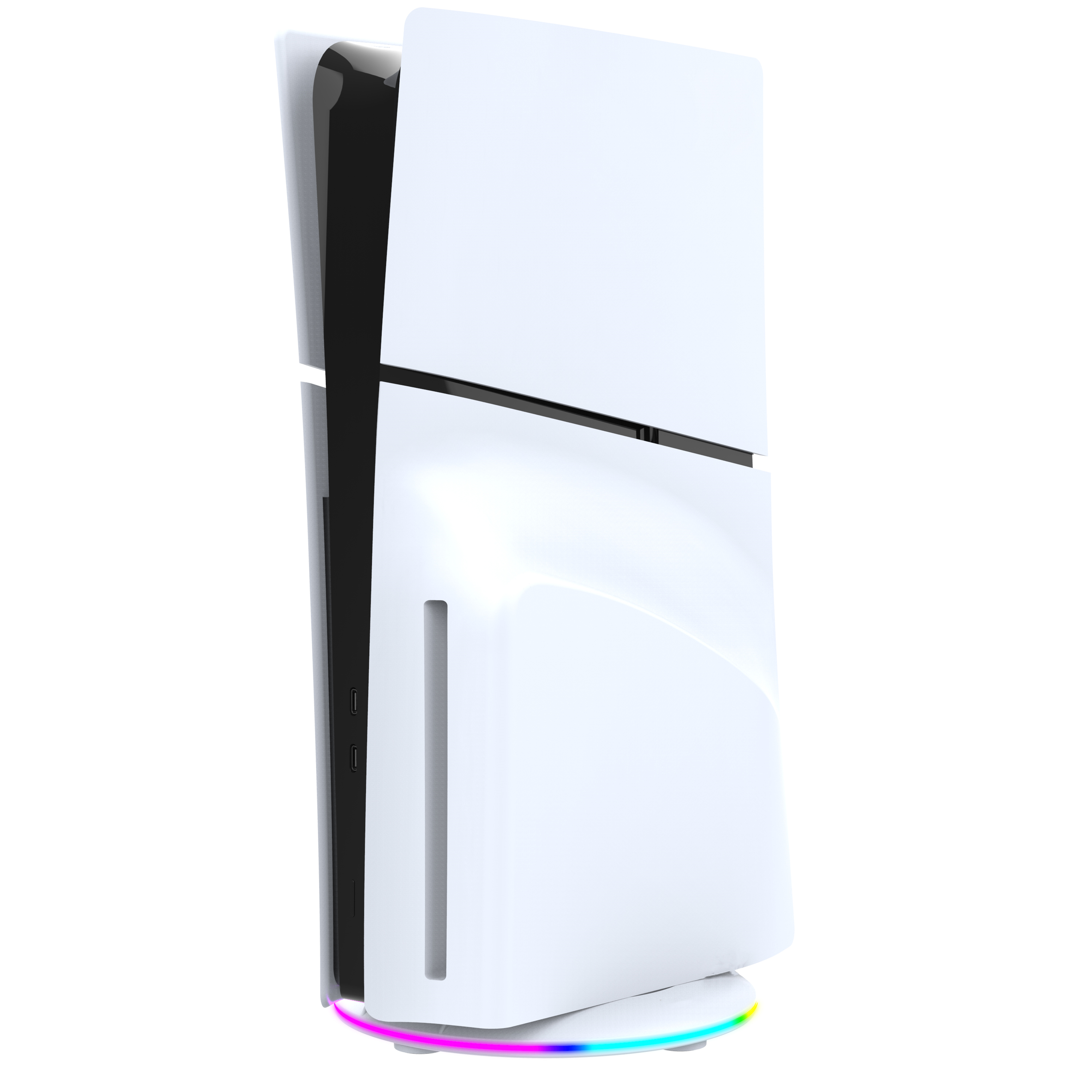 Colorful Illuminated Vertical Docking Stand for PS5 SLIM Digital & Optical Console