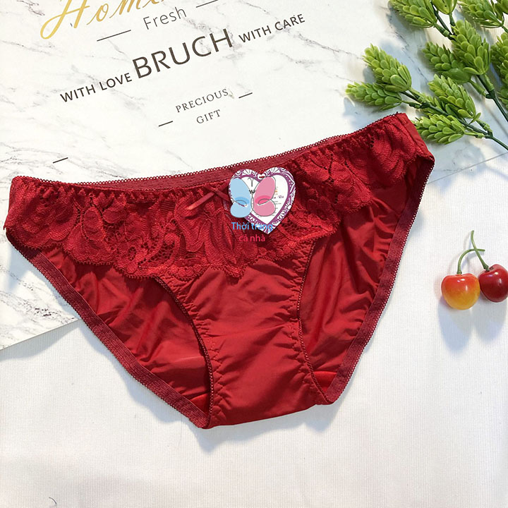QUẦN LÓT THUN LẠNH PHỐI REN HÀNG VIỆT NAM - QLhug016