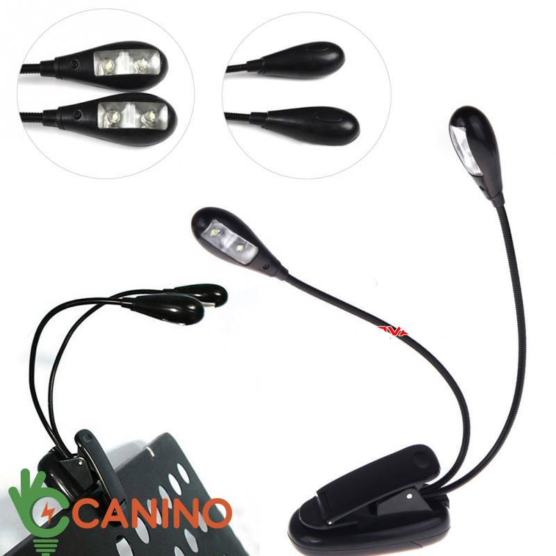 Đèn đọc sách mini đa năng V1 2 râu