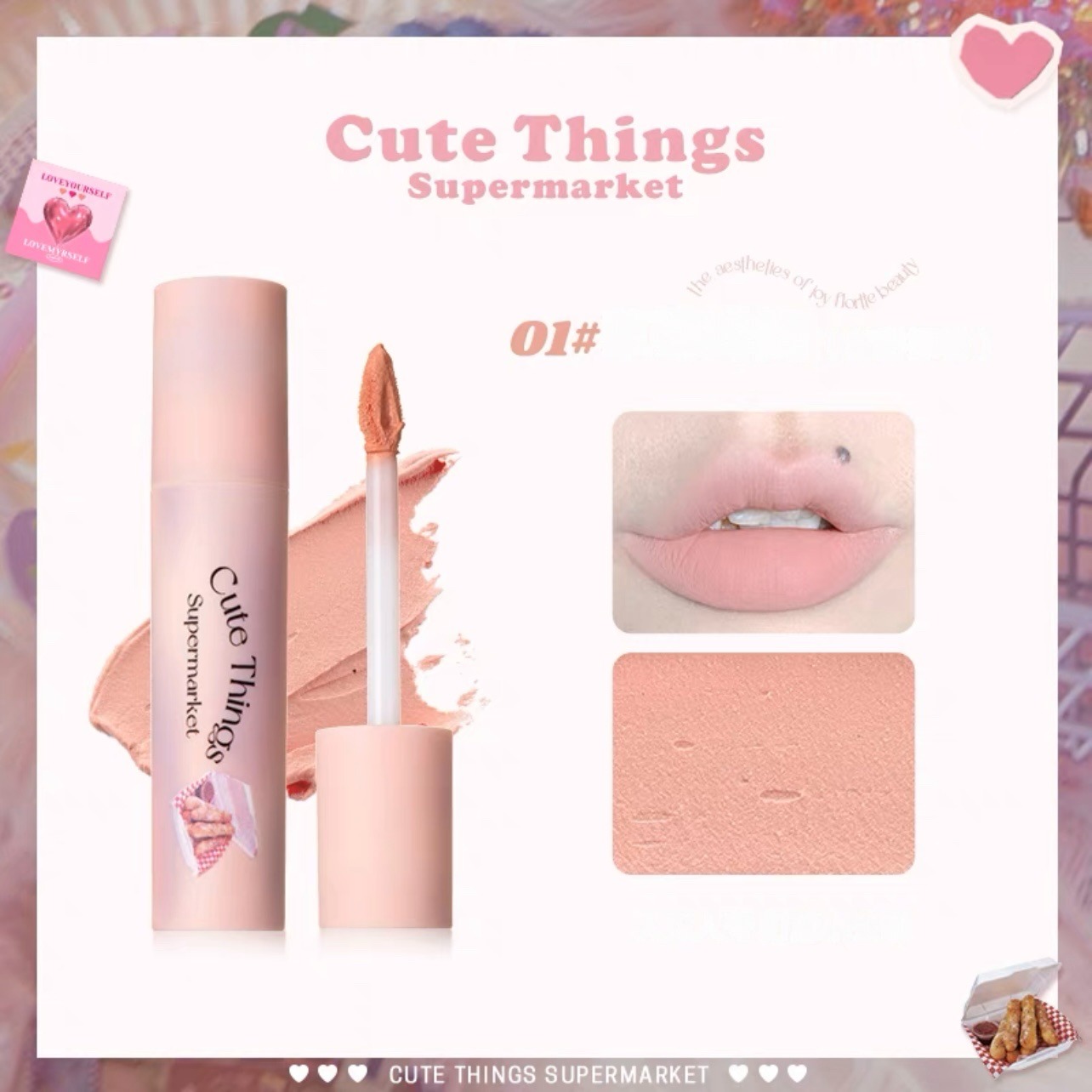 [FLORTTE] Son kem Flortte Cute Things Supermarket