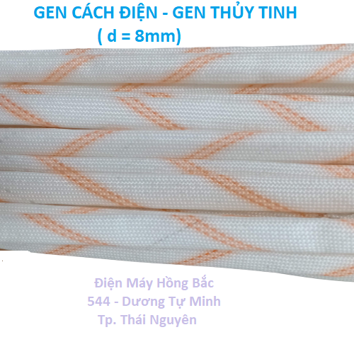 Gen cách điện sợi thủy tinh - 10 mét gen phi 8mm