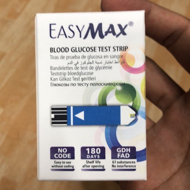 ✅ Que Thử Đường Huyết EasyMax (Easy Max) | (Date Xa) -VT0761 - Y Tế Vạn Thành