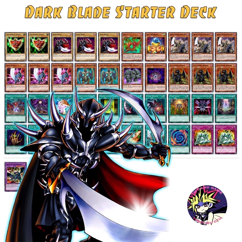 [ BÀI IN YUGIOH ] Bộ bài Dark Blade 41 lá.