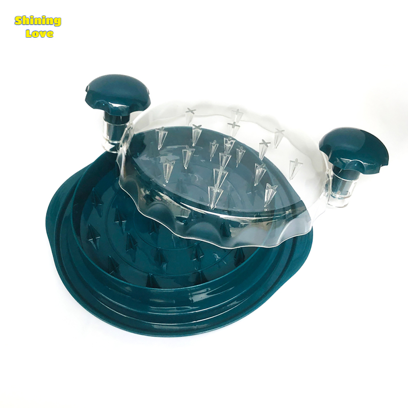 ShiningLove Chicken Shredder Tool Visible Chicken Breast Shredder Tool Twist With Transparent Lid And Anti-Slip Base, Meat Shredder Machine For Pork Beef, Dishwasher Safe, Heat Resistant