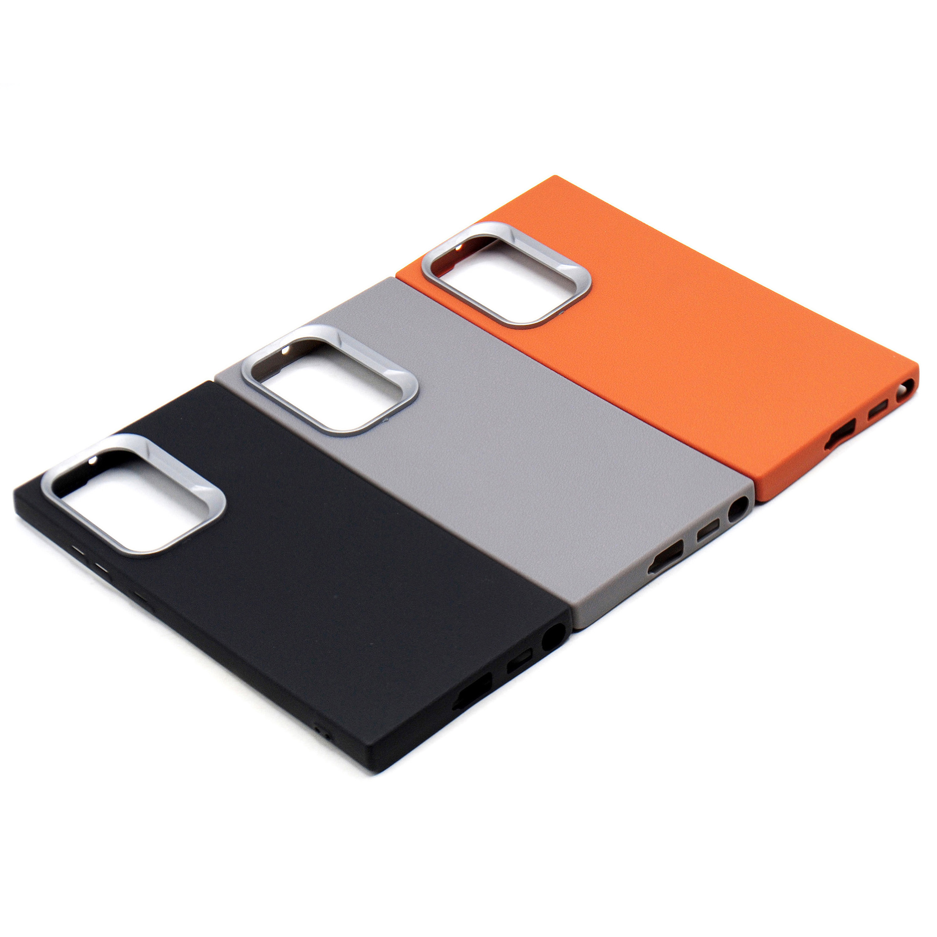 Samsung Galaxy S22 Ultra New Styles Multicolour Soft Matte Silver Camera Style Case For Samsung S22 Ultra. 