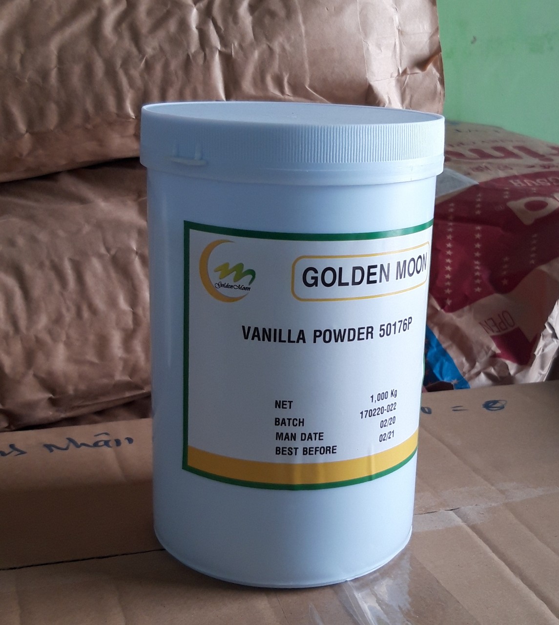 Hương vani bột VANILA POWDER (Hộp 1Kg)