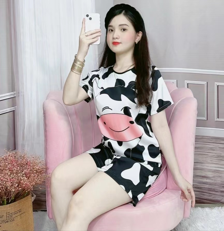 Bộ đồ ngủ pijama (đùi) cao cấp