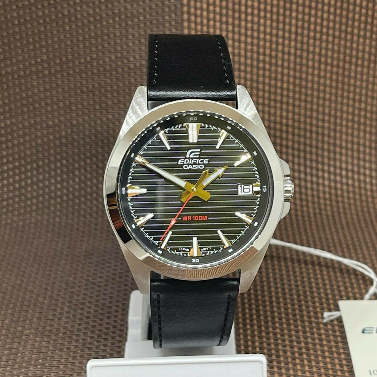 [TimeYourTime] Casio Edifice EFV140L1A Classic Sporty Simple Black