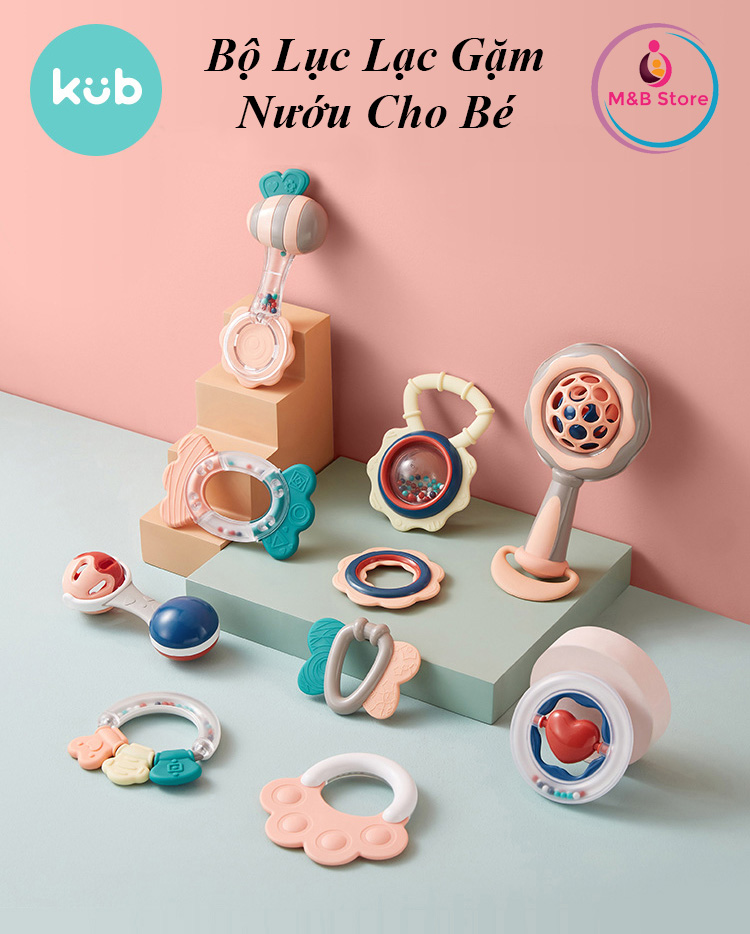 Set 10 Món Đồ Chơi Lục Lạc Gặm Nướu - KUB