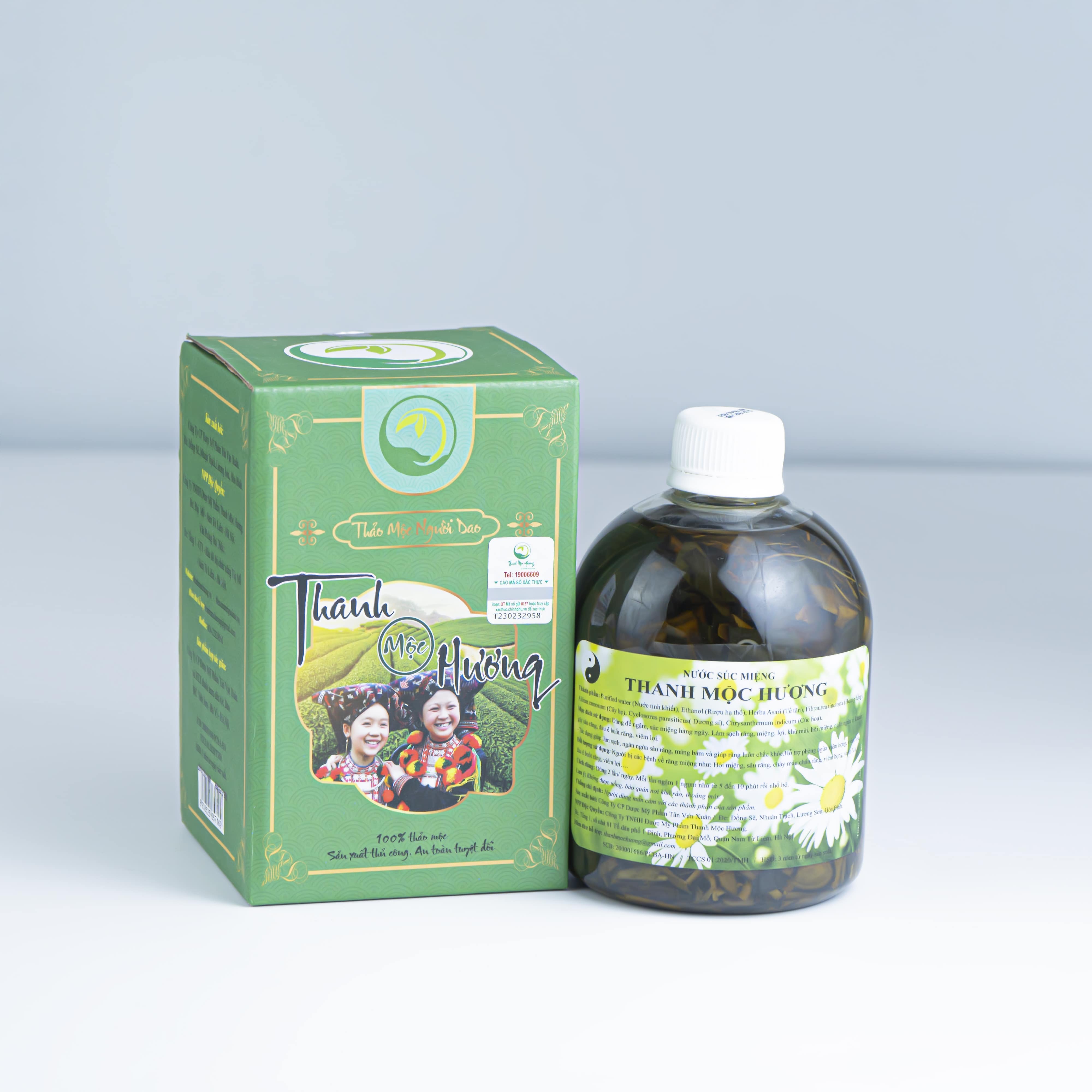 Nước Súc Miệng Thanh Mộc Hương (500ml)