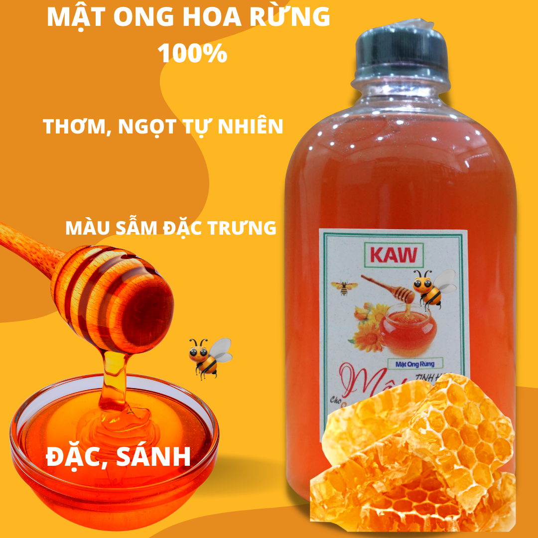 Mật ong Tam Đảo chai 800ml , 1 Lít, 500ml, 100 ml