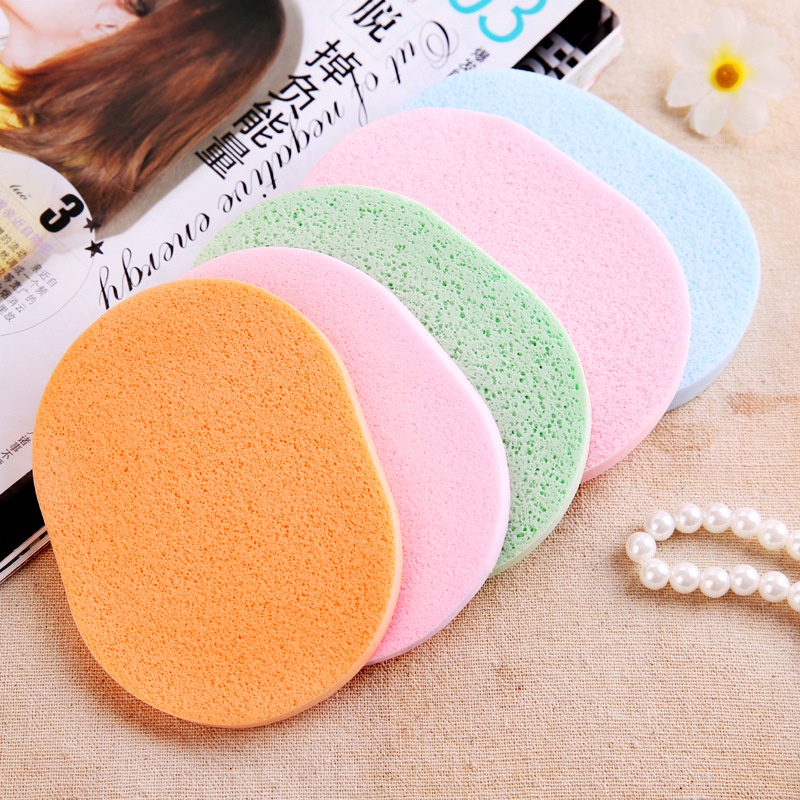 Miếng Bông Mút Bọt Biển Rửa Mặt Trang Điểm Siêu Mềm [ HCM ]