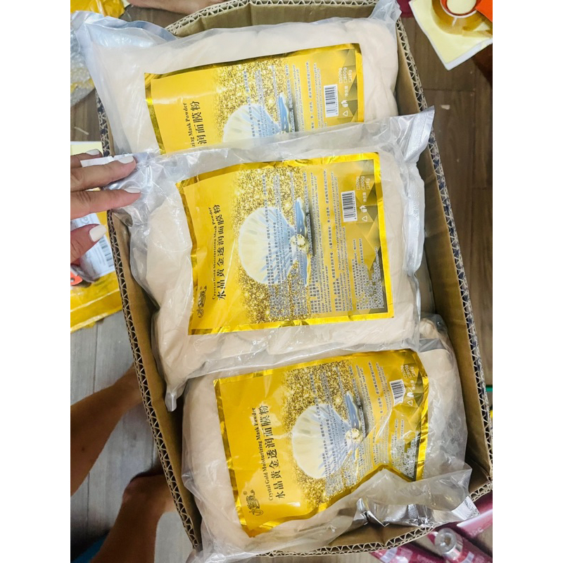 Bột Mặt Nạ Dẻo Sâm Vàng 24k