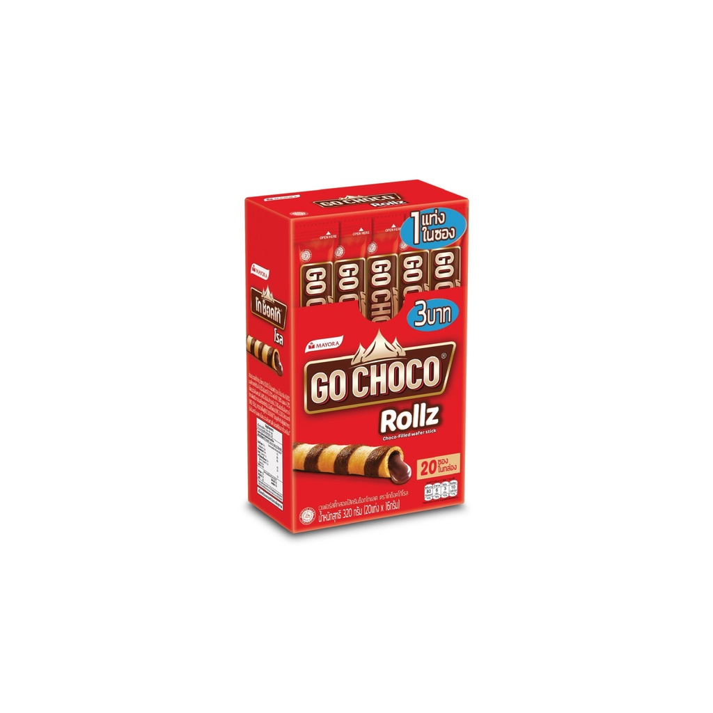 Bánh Quế Xốp Go Choco Rollz Hộp 280G