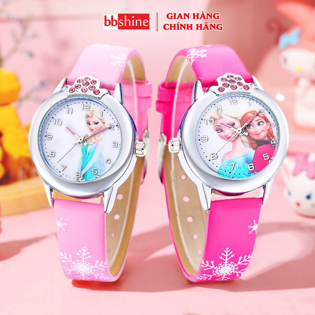 Đồng hồ Elsa & Anna cho bé gái