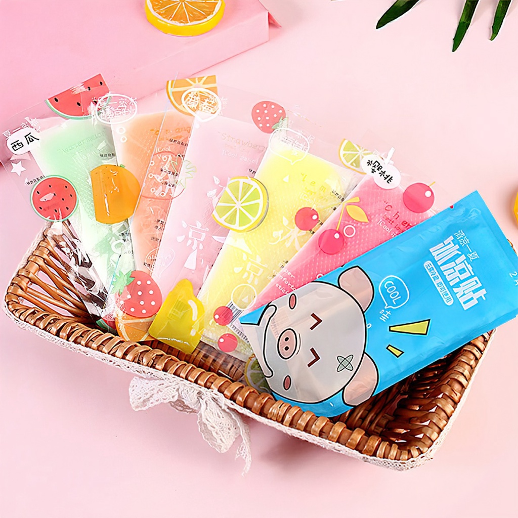 Set 2 Miếng Dán Pad Lạnh / Miếng Dán Làm Mát / Hạ Nhiệt / Giải Nhiệt Hạ Sốt -Aeneas Shop
