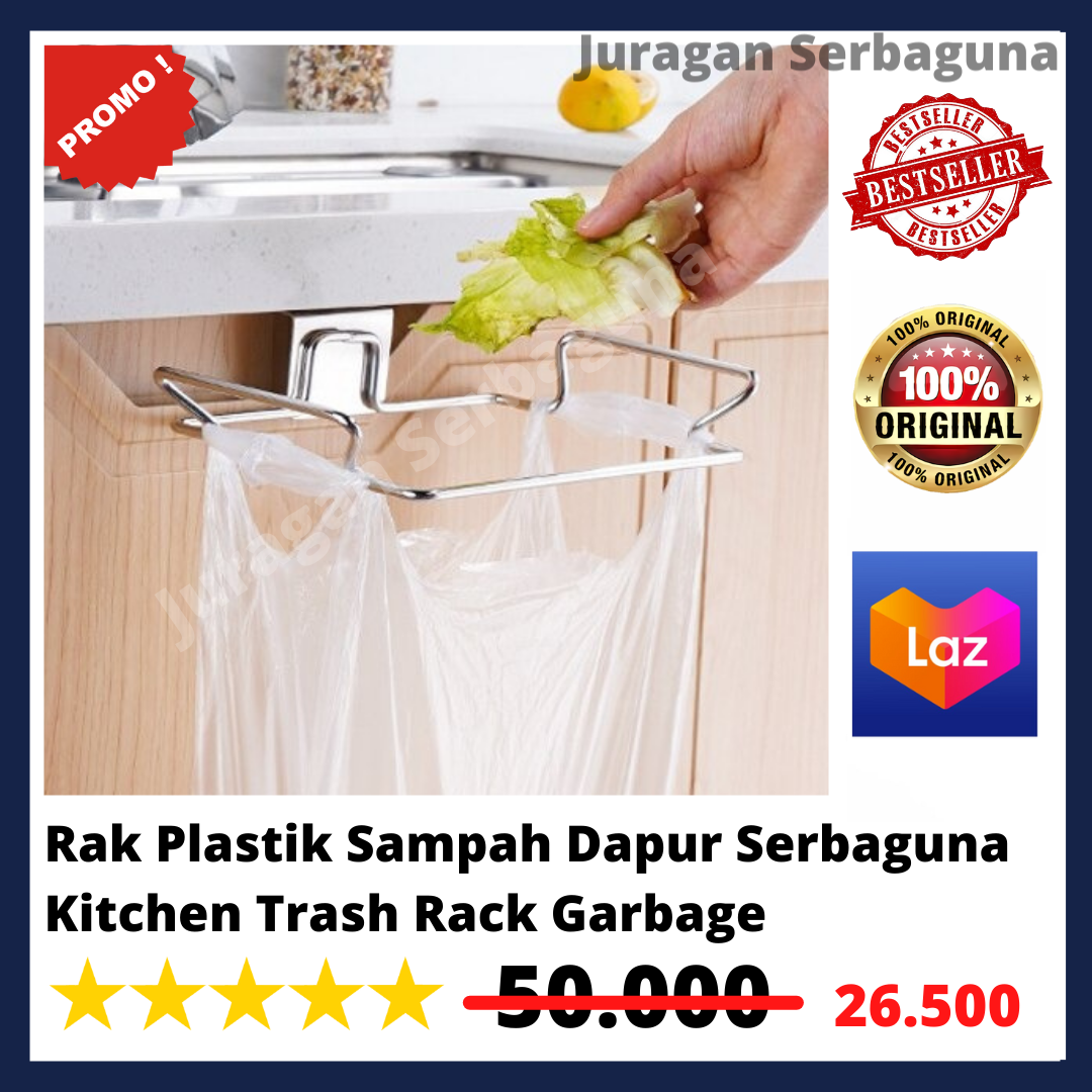 Rak Plastik Sampah Dapur Serbaguna Kitchen Trash Rack Garbage | Lazada ...