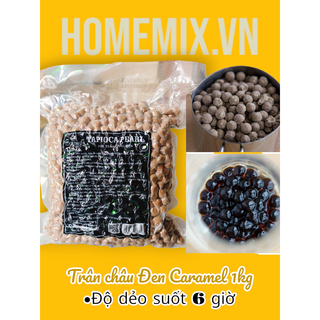 Trân Châu Tapioca Pearl Minh Hạnh 1kg