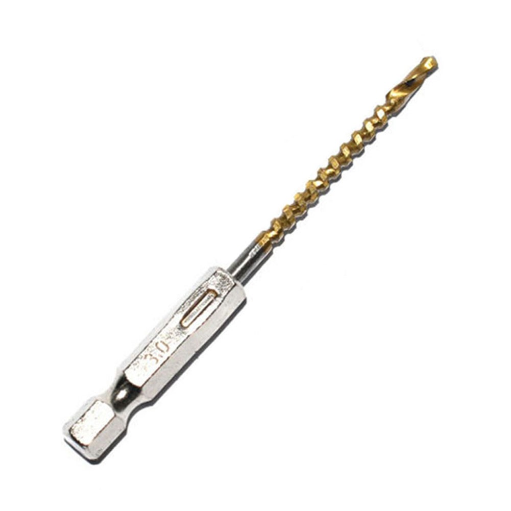 1Pcs Multifunction Hss Drill Bits Hex Shank Metal Titanium Auger Punch Tools More Efficient Drilling