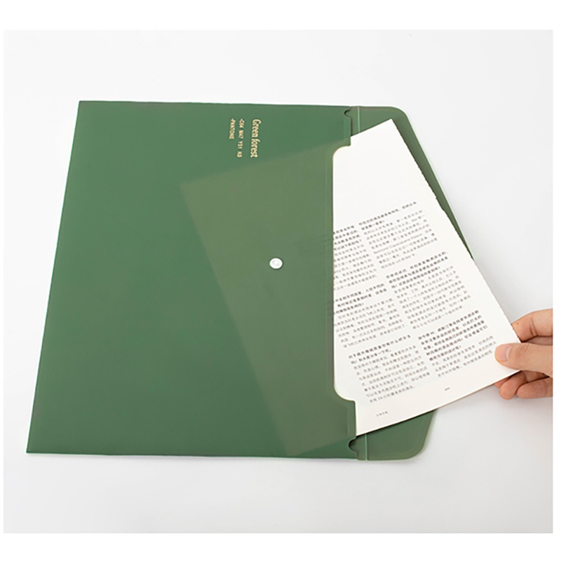 Envelope Folder Storage Bag Retro A4 Large Capacity Paper Clip Storage