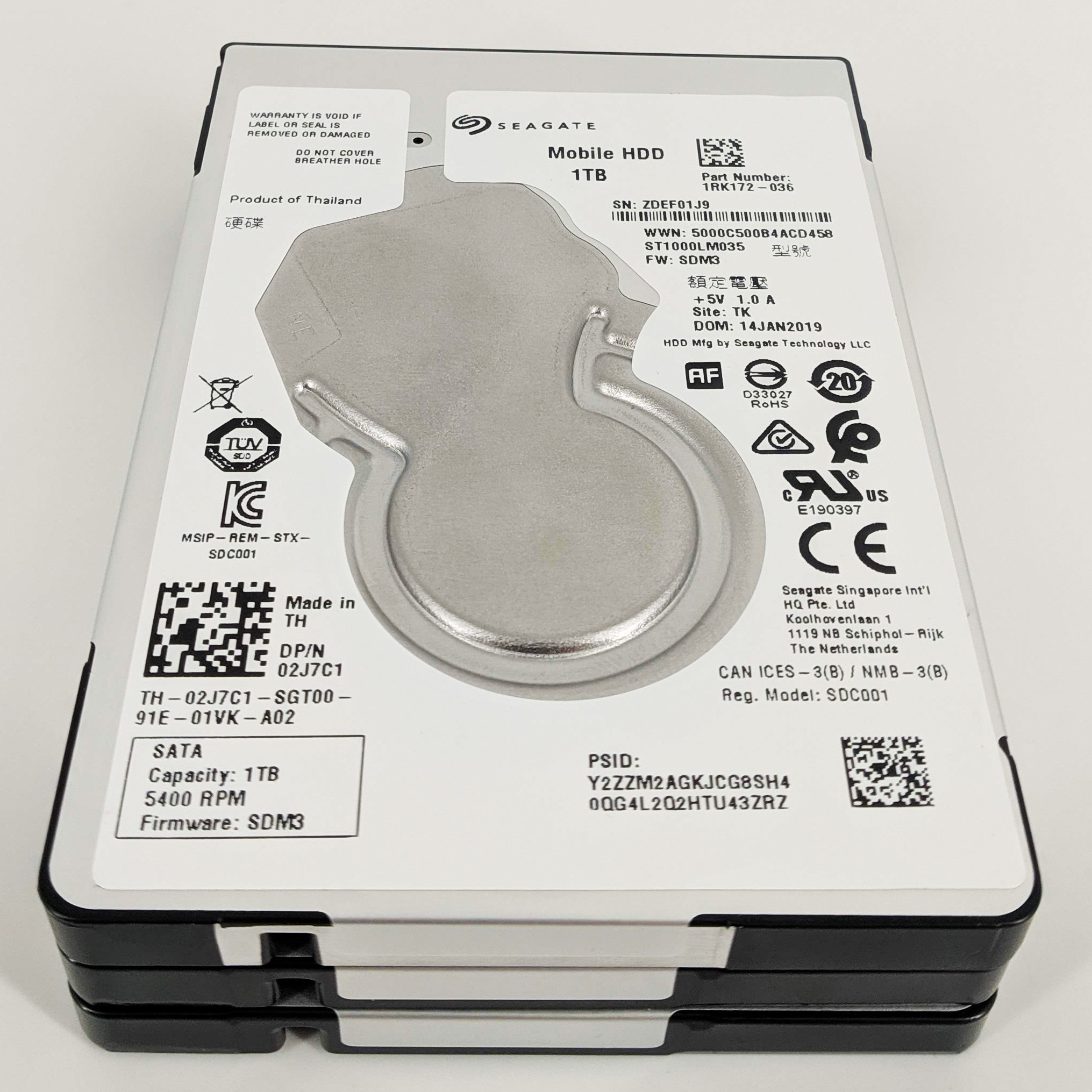 Ổ Cứng HDD Seagate 1TB 2.5 inch SATA III