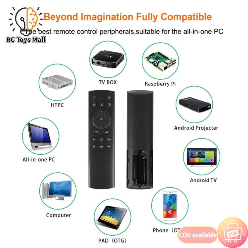 G20S Air Mouse Wireless Remote Keyboard Voice Inputting Air Fly Mouse Remote Control With USB Receiver Compatible For Android TV Box Tablet PC