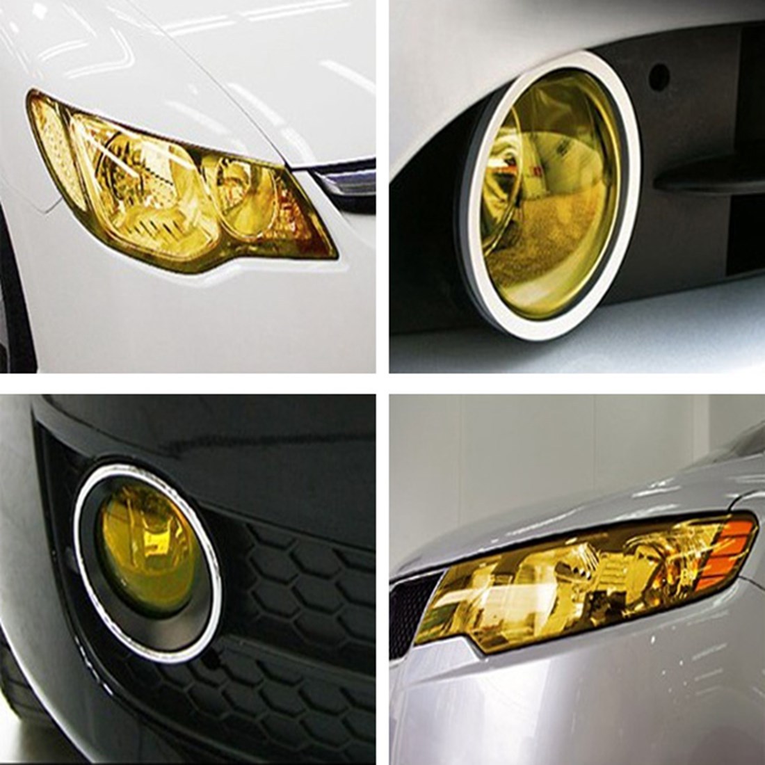 30x200cm Car Headlight Tinting Color Changing Film Brake Sticker Tail ...