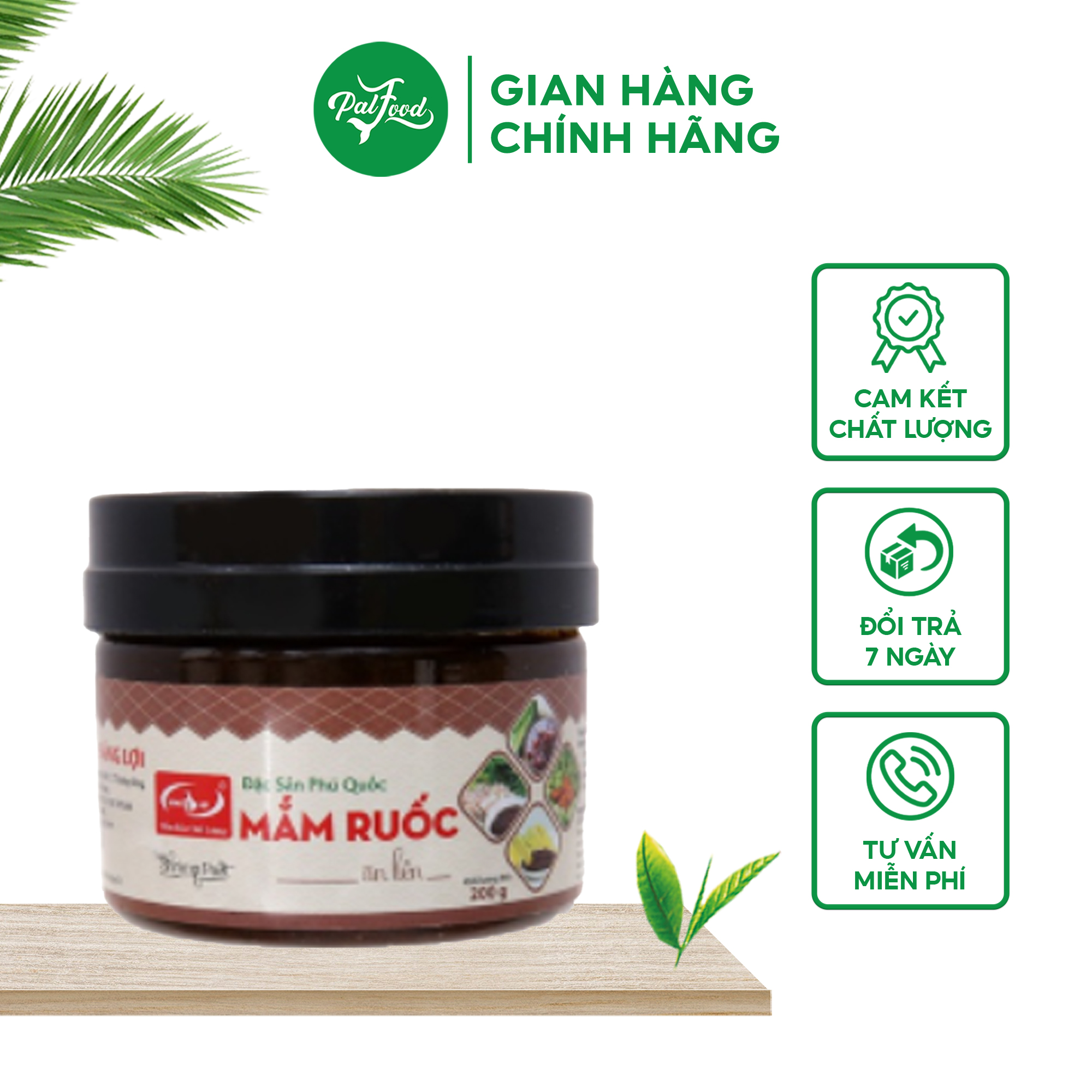 Mắm Ruốc Ăn Liền - Hộp 200g-PALfood