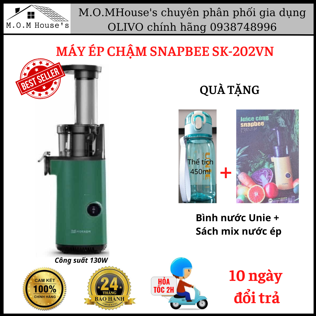 Máy ép chậm Mini SnapBee SK-202VN