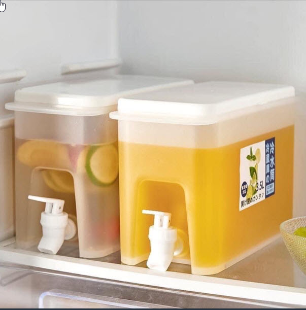 Bình đựng nước 3.5 lít có vòi nước để tủ lạnh - 684