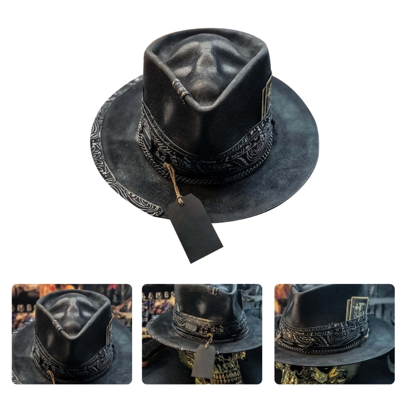 Skull Cowboy Hat Halloween Hat S