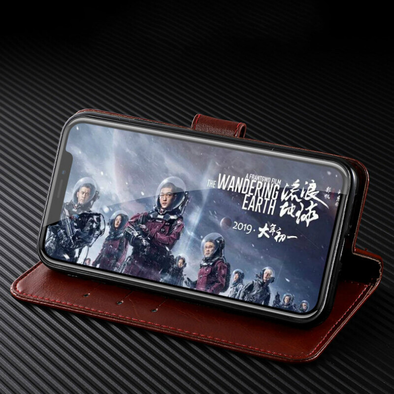 For Realme Note 60 Case Luxury Flip Back Cover Leather Card Slot Stand Wallet Casing Hp for Realme Note 60 Cover. 