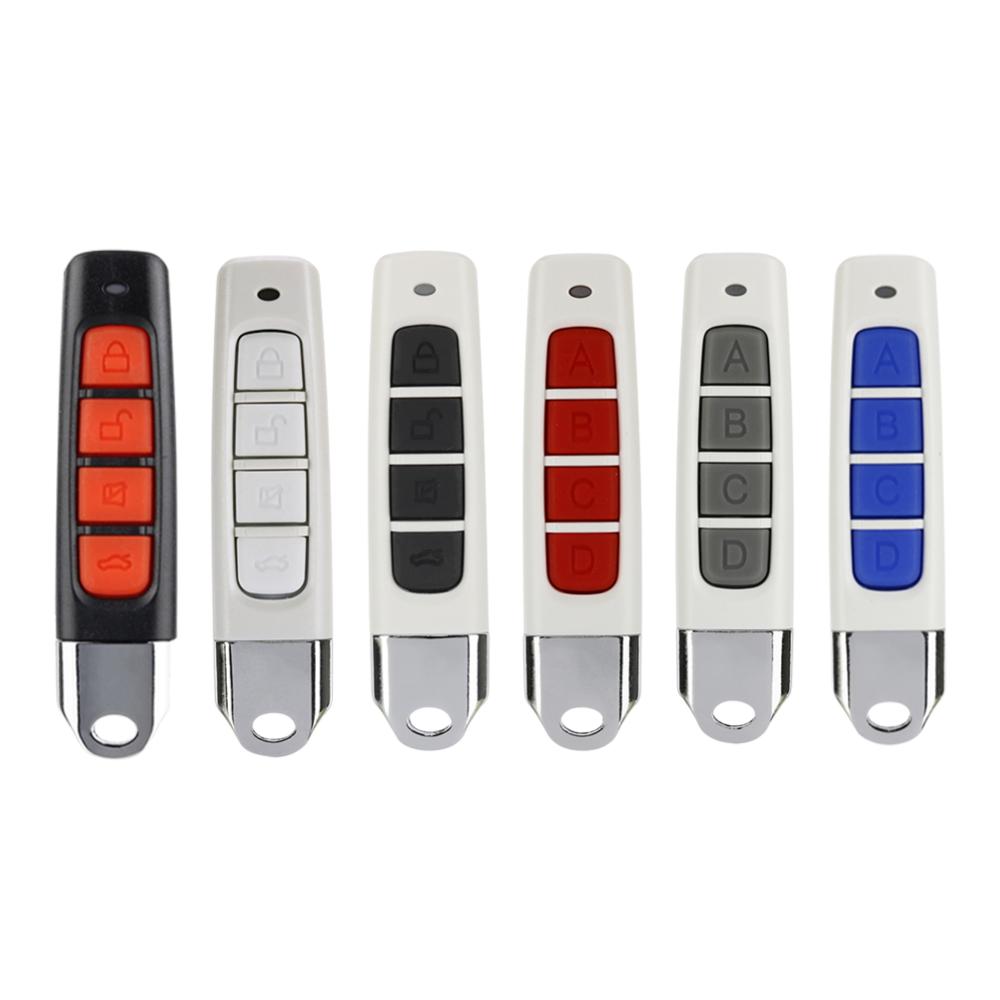 433MHz Remote Controller Plastic 4 Keys Cloning Remote Control Multifunctional Copy Duplicator for Garage Gate