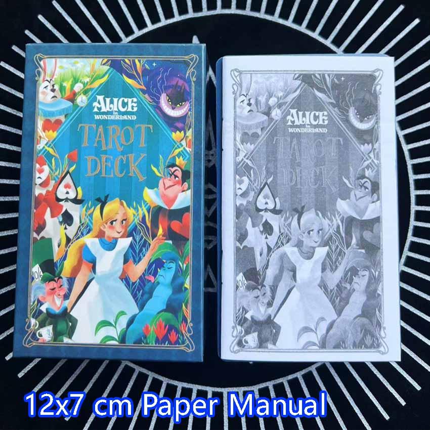12x7 cm Alice In Wonderland Tarot Deck Card Games