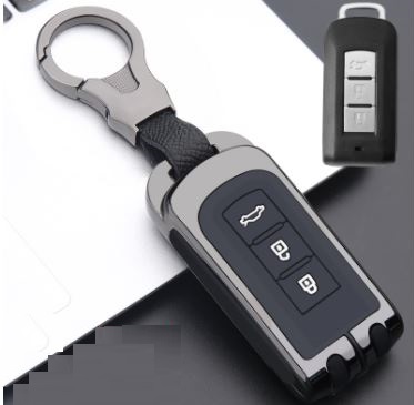ỐP BỌC CHÌA KHÓA XE XPANDER, XTRAIL, ATTRAGE, TRITON, OUTLANDER, PAJERO, MIRAGE MITSUBISHI CÓ ÁO LÓT SINICOL BÊN TRONG