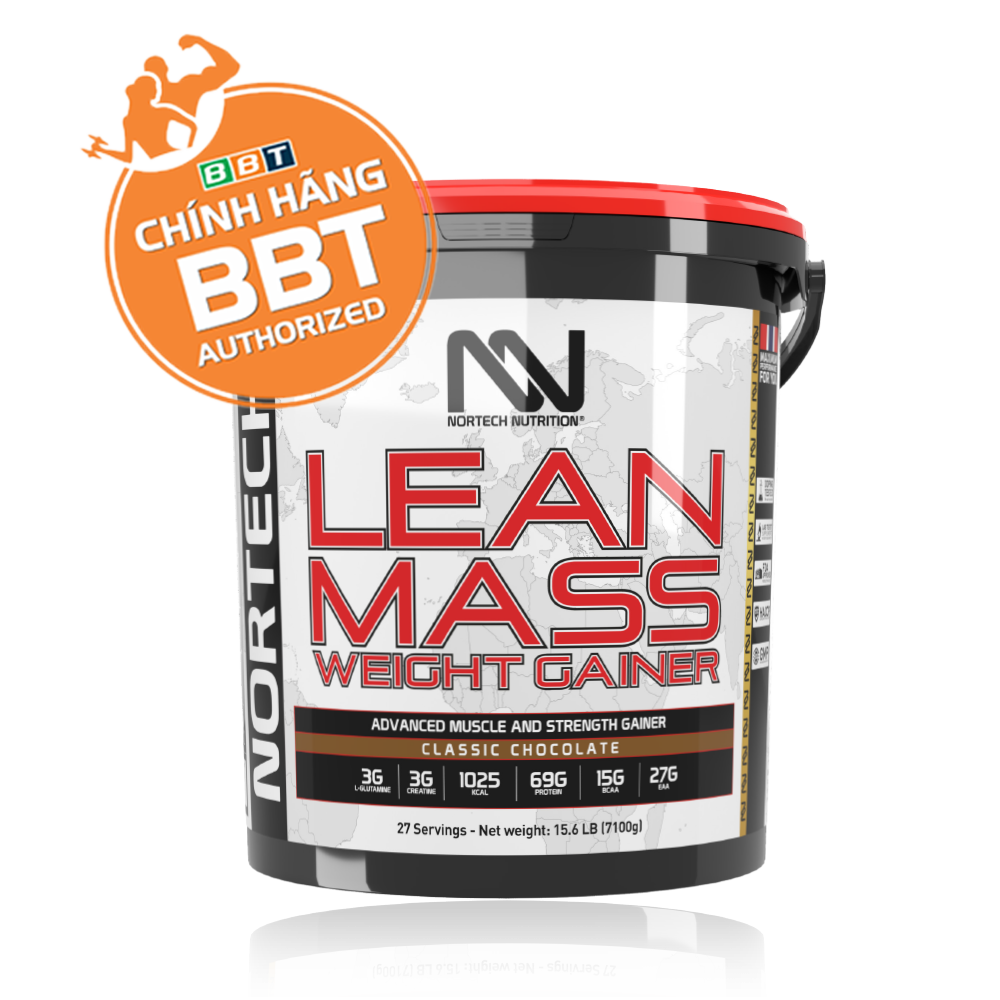 NorTech Lean Mass Gainer - Sữa Tăng Cân Tăng Cơ Đẳng Cấp
