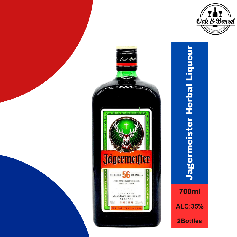 Bundle of 2] Jagermeister Herbal Liqueur 700ml | Lazada Singapore