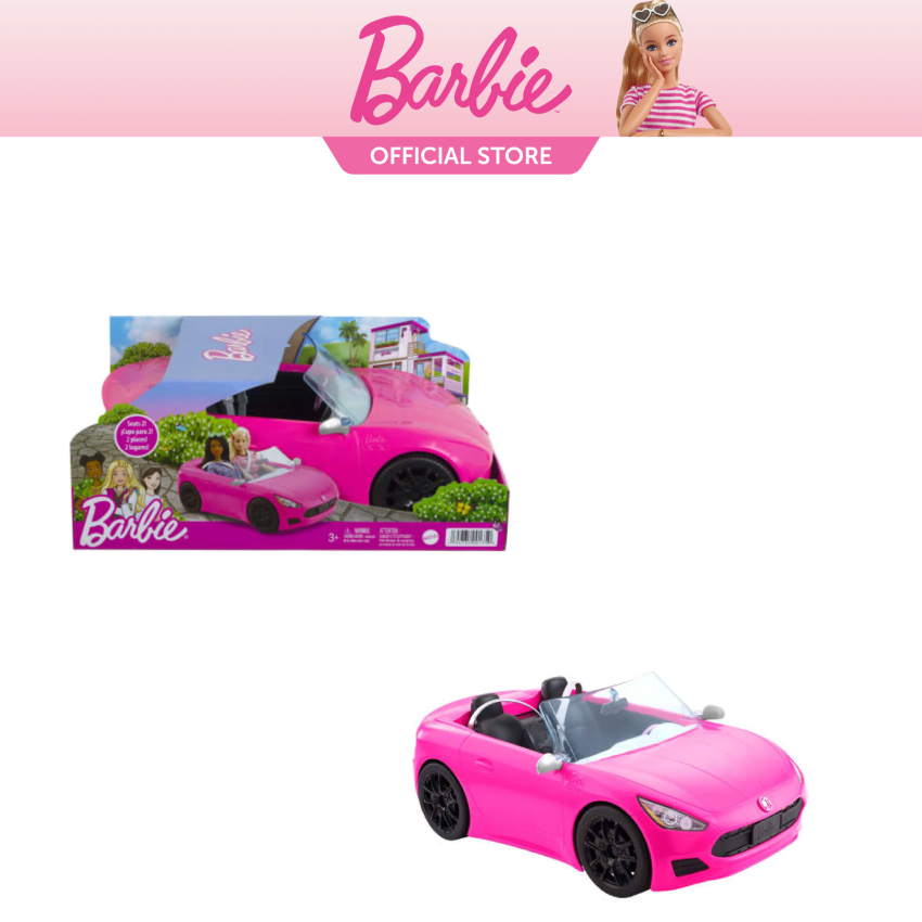Seater Barbie Doll Car Barbie Pink Convertible 2-Seater Vehicle