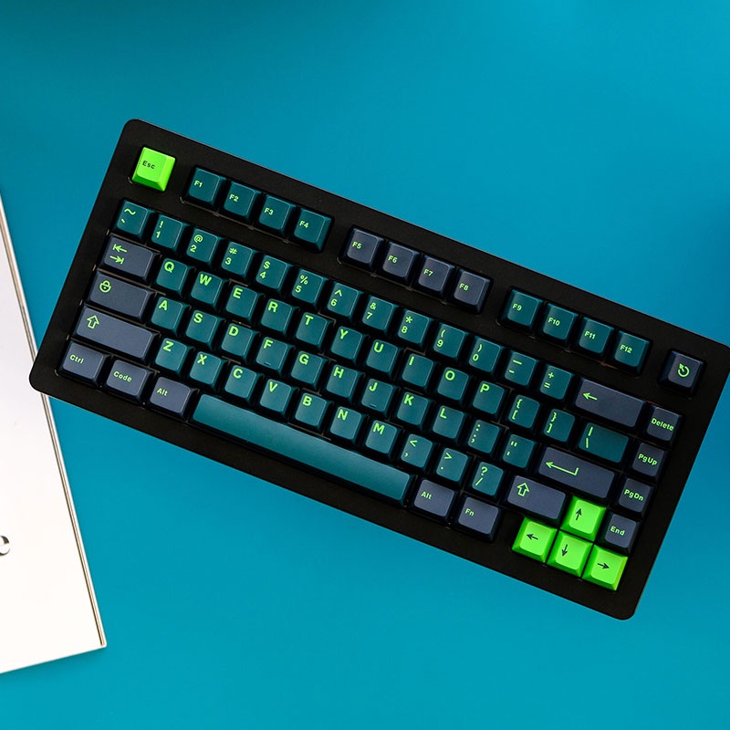【253keys】GMK Wavez keycaps Cherry Profile DOUBLE SHOT ABS FONT for MX Switch Mechanical Keyboard