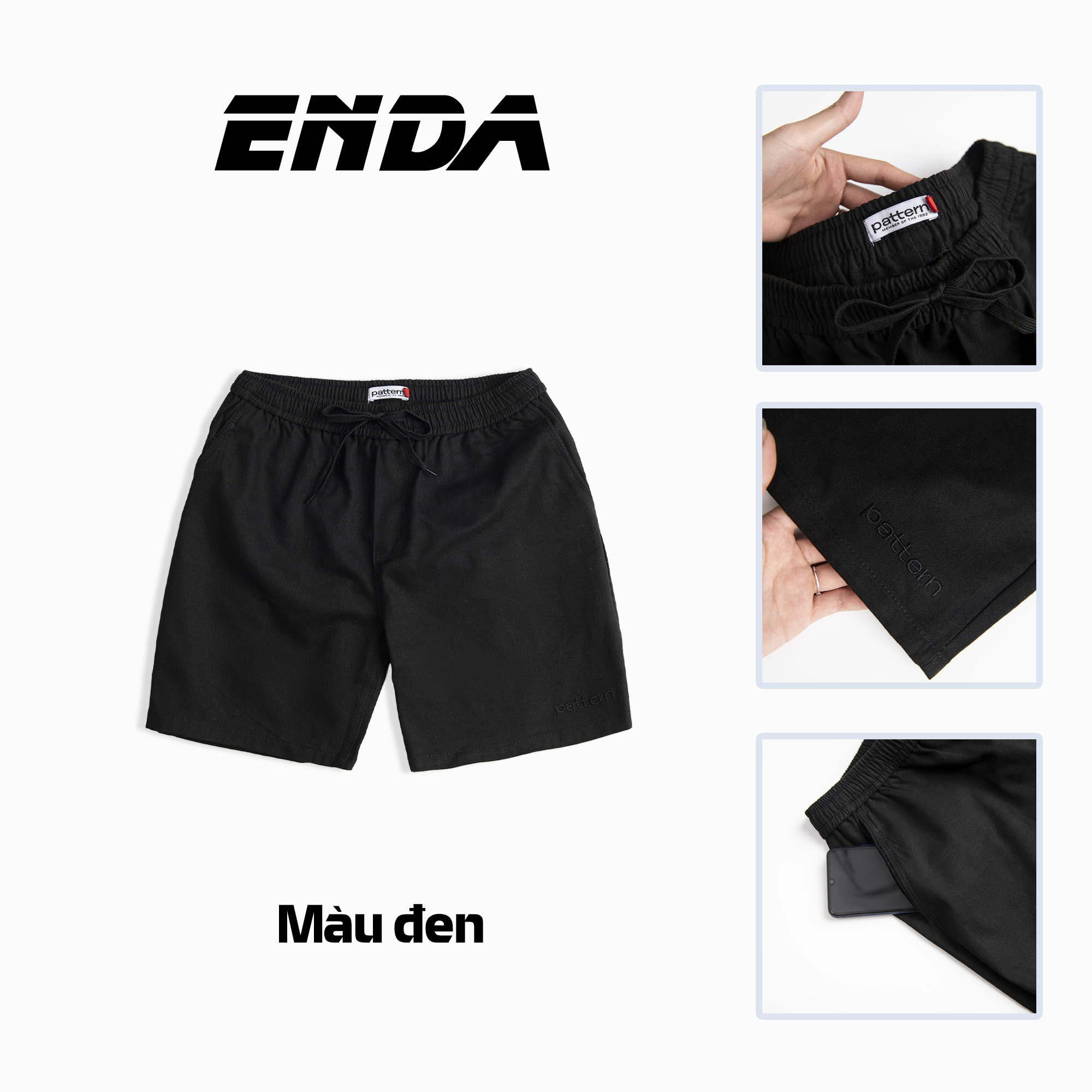 Quần đùi kaki ENDA STORE cạp chun