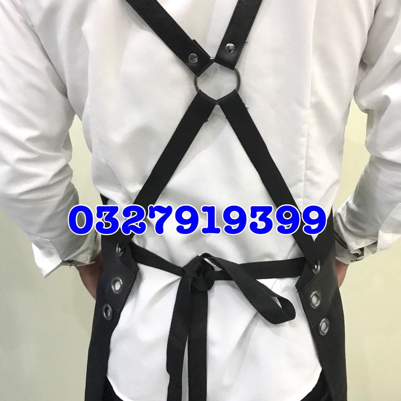 Tạp dề mặc cắt tóc BARBER - hàng cao cấp