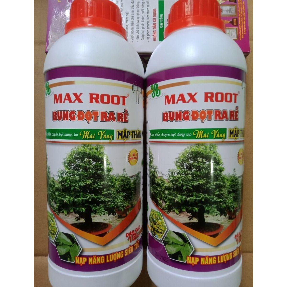MAX ROOT - BUNG ĐỌT RA RỄ cực mạnh chuyên dùng cho mai vàng ( chai 1 lít )