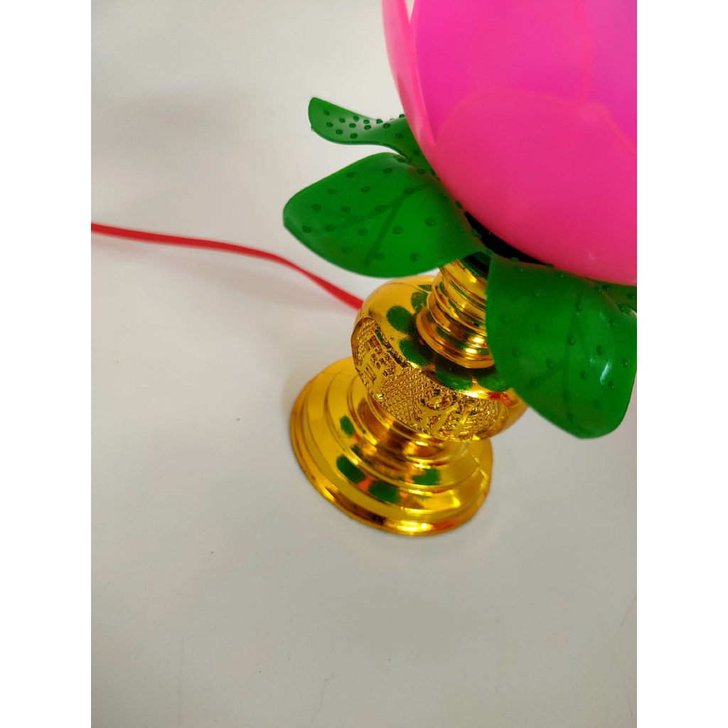 Cặp Đèn Thờ Hình Hoa Sen 12x5.5cm